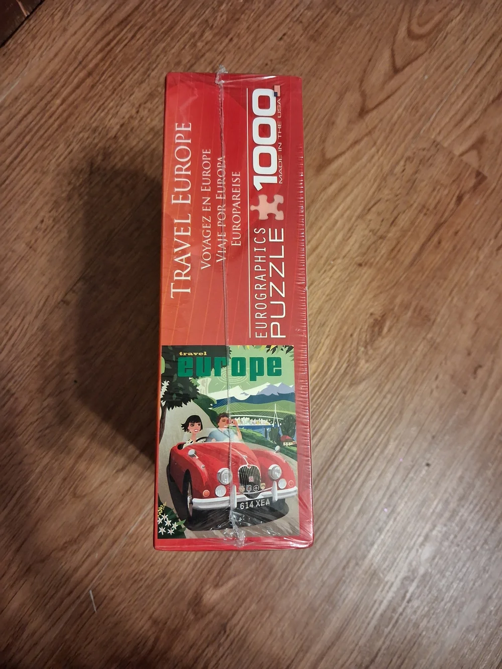 Eurographics Travel Europe Vintage Poster Jigsaw Puzzle 1000 Pc NEW SEALED